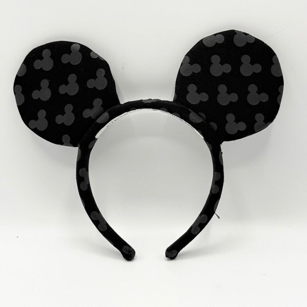 Disney Parks The Great PretendEars Mickey Mouse Printed Black Headband - OSFM